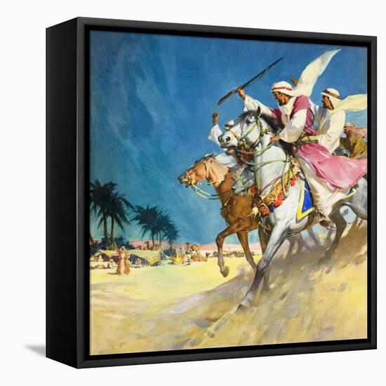 Arabs-McConnell-Framed Stretched Canvas