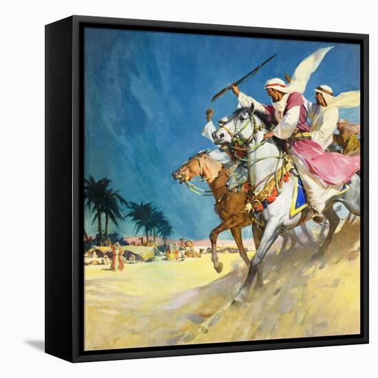 Arabs-McConnell-Framed Stretched Canvas