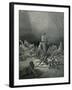 Arachne, from the 12th Canto of Dante's "Purgatory"-Gustave Doré-Framed Giclee Print