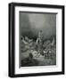 Arachne, from the 12th Canto of Dante's "Purgatory"-Gustave Doré-Framed Giclee Print