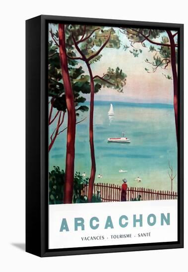 Arachon France-null-Framed Stretched Canvas