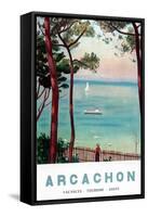 Arachon France-null-Framed Stretched Canvas