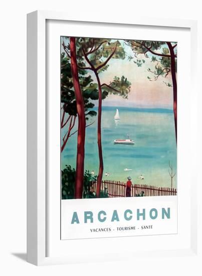 Arachon France-null-Framed Premium Giclee Print