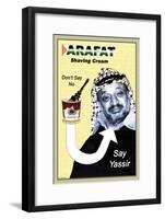 Arafat Shaving Cream-null-Framed Art Print