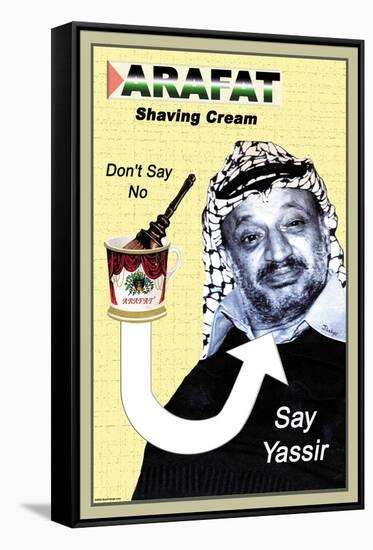 Arafat Shaving Cream-null-Framed Stretched Canvas