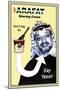 Arafat Shaving Cream-null-Mounted Art Print