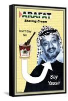 Arafat Shaving Cream-null-Framed Stretched Canvas