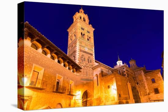 Aragon Teruel Cathedral Mudejar Santa Maria Mediavilla Unesco Heritage in Spain-holbox-Stretched Canvas