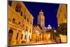 Aragon Teruel Cathedral Santa Maria Unesco and City Town Hall at Spain-holbox-Mounted Photographic Print