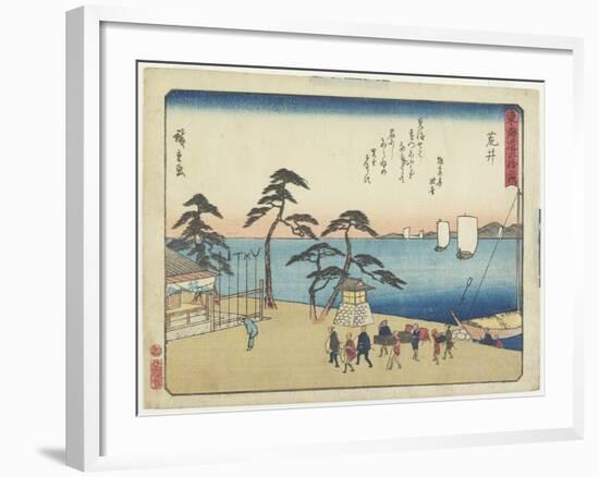 Arai, 1837-1844-Utagawa Hiroshige-Framed Giclee Print