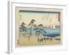 Arai, 1837-1844-Utagawa Hiroshige-Framed Giclee Print