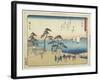 Arai, 1837-1844-Utagawa Hiroshige-Framed Giclee Print