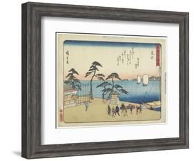 Arai, 1837-1844-Utagawa Hiroshige-Framed Giclee Print