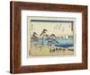 Arai, 1837-1844-Utagawa Hiroshige-Framed Giclee Print
