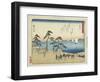 Arai, 1837-1844-Utagawa Hiroshige-Framed Giclee Print