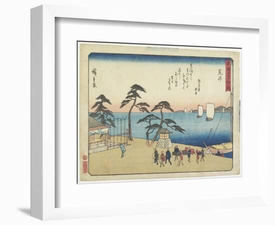 Arai, 1837-1844-Utagawa Hiroshige-Framed Giclee Print