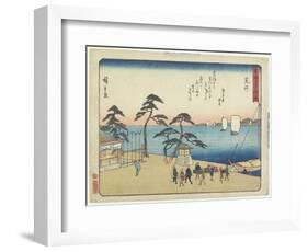 Arai, 1837-1844-Utagawa Hiroshige-Framed Giclee Print