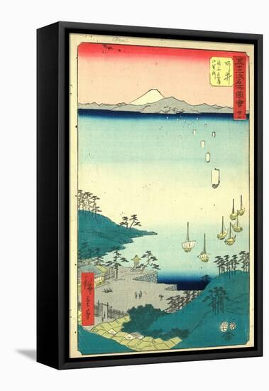 Arai-Utagawa Hiroshige-Framed Stretched Canvas