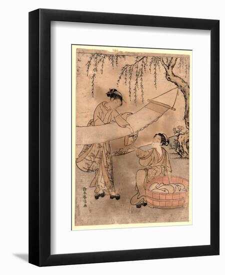 Araihari-Suzuki Harunobu-Framed Giclee Print