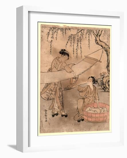 Araihari-Suzuki Harunobu-Framed Giclee Print