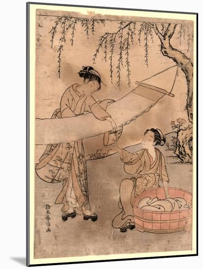 Araihari-Suzuki Harunobu-Mounted Giclee Print