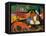Arara (Jokes)-Paul Gauguin-Framed Stretched Canvas