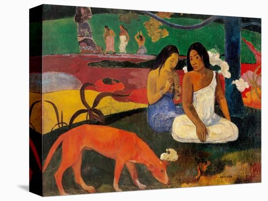 Arara (Jokes)-Paul Gauguin-Stretched Canvas