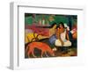 Arara (Jokes)-Paul Gauguin-Framed Art Print