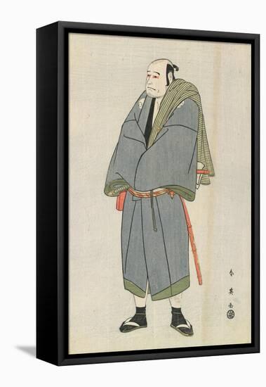 Arashi Ryuzo as Heiemon, 1795-Katsukawa Shun'ei-Framed Stretched Canvas
