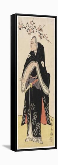 Arashi Ryuzo as Otomo No Yamanushi, 1794-Toshusai Sharaku-Framed Stretched Canvas