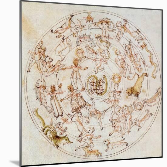 Aratus's Constellations-Science Source-Mounted Giclee Print