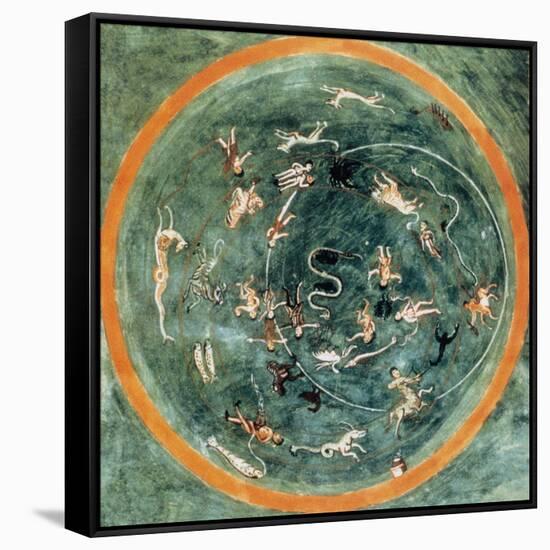 Aratus's Constellations-Science Source-Framed Stretched Canvas