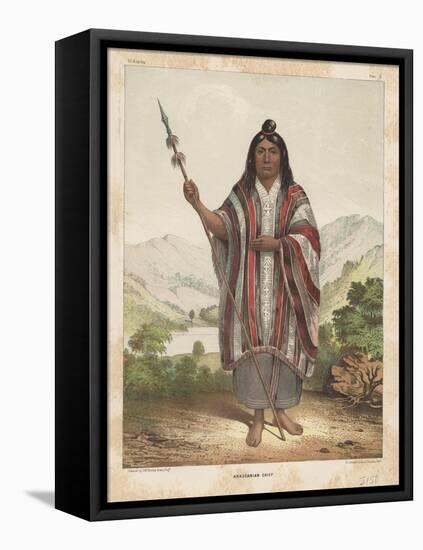 Araucanian Chief, 1855-John Mix Stanley-Framed Stretched Canvas