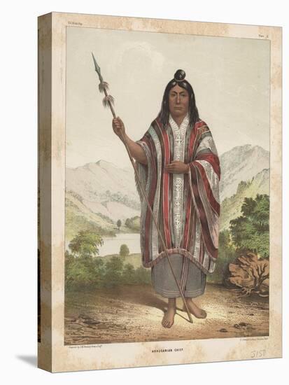 Araucanian Chief, 1855-John Mix Stanley-Stretched Canvas