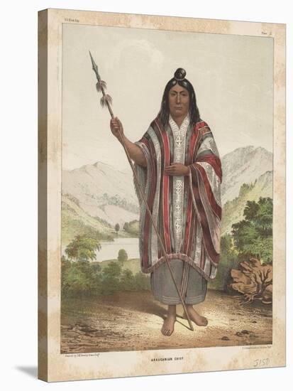 Araucanian Chief, 1855-John Mix Stanley-Stretched Canvas