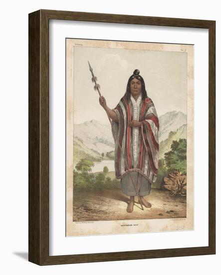 Araucanian Chief, 1855-John Mix Stanley-Framed Giclee Print