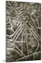 Arawak petroglyph known as the Carib stone, Caurita, Trinidad, Trinidad & Tobago, c1000-1500-Werner Forman-Mounted Giclee Print