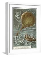 Arban Rescued by Italian Fishermen, 1846-null-Framed Giclee Print