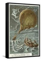 Arban Rescued by Italian Fishermen, 1846-null-Framed Stretched Canvas