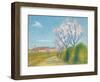 Arbes en Fleurs a l'Entree de Cailhavel, 1928-Achille Lauge-Framed Giclee Print