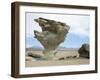 Arbol De Piedra, Wind Eroded Rock Near Laguna Colorada, Southwest Highlands, Bolivia, South America-Tony Waltham-Framed Premium Photographic Print