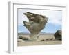 Arbol De Piedra, Wind Eroded Rock Near Laguna Colorada, Southwest Highlands, Bolivia, South America-Tony Waltham-Framed Premium Photographic Print