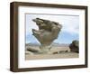 Arbol De Piedra, Wind Eroded Rock Near Laguna Colorada, Southwest Highlands, Bolivia, South America-Tony Waltham-Framed Photographic Print