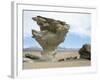 Arbol De Piedra, Wind Eroded Rock Near Laguna Colorada, Southwest Highlands, Bolivia, South America-Tony Waltham-Framed Photographic Print