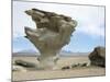 Arbol De Piedra, Wind Eroded Rock Near Laguna Colorada, Southwest Highlands, Bolivia, South America-Tony Waltham-Mounted Photographic Print