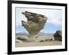 Arbol De Piedra, Wind Eroded Rock Near Laguna Colorada, Southwest Highlands, Bolivia, South America-Tony Waltham-Framed Photographic Print