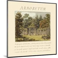 Arboretum, 1813-Humphry Repton-Mounted Art Print