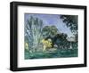 Arbres au Jas de Bouffan, c.1875-6-Paul C?zanne-Framed Giclee Print