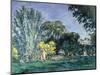 Arbres au Jas de Bouffan, c.1875-6-Paul C?zanne-Mounted Giclee Print