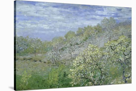 Arbres En Fleurs-Claude Monet-Stretched Canvas